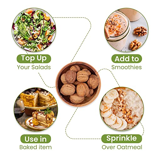 Image of Nutraj California Inshell Walnuts 1kg (500g x 2) | Akhrot | Dry Fruits | Nuts | Grocery Items.