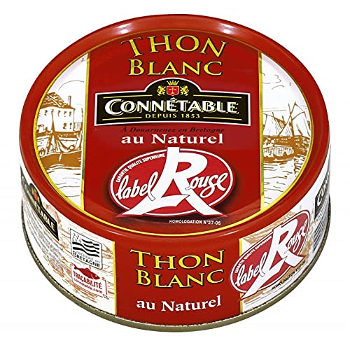 CONNETABLE - Thon Blanc Germon Au Naturel Label Rouge 120G - Lot De 3 - Offre Special