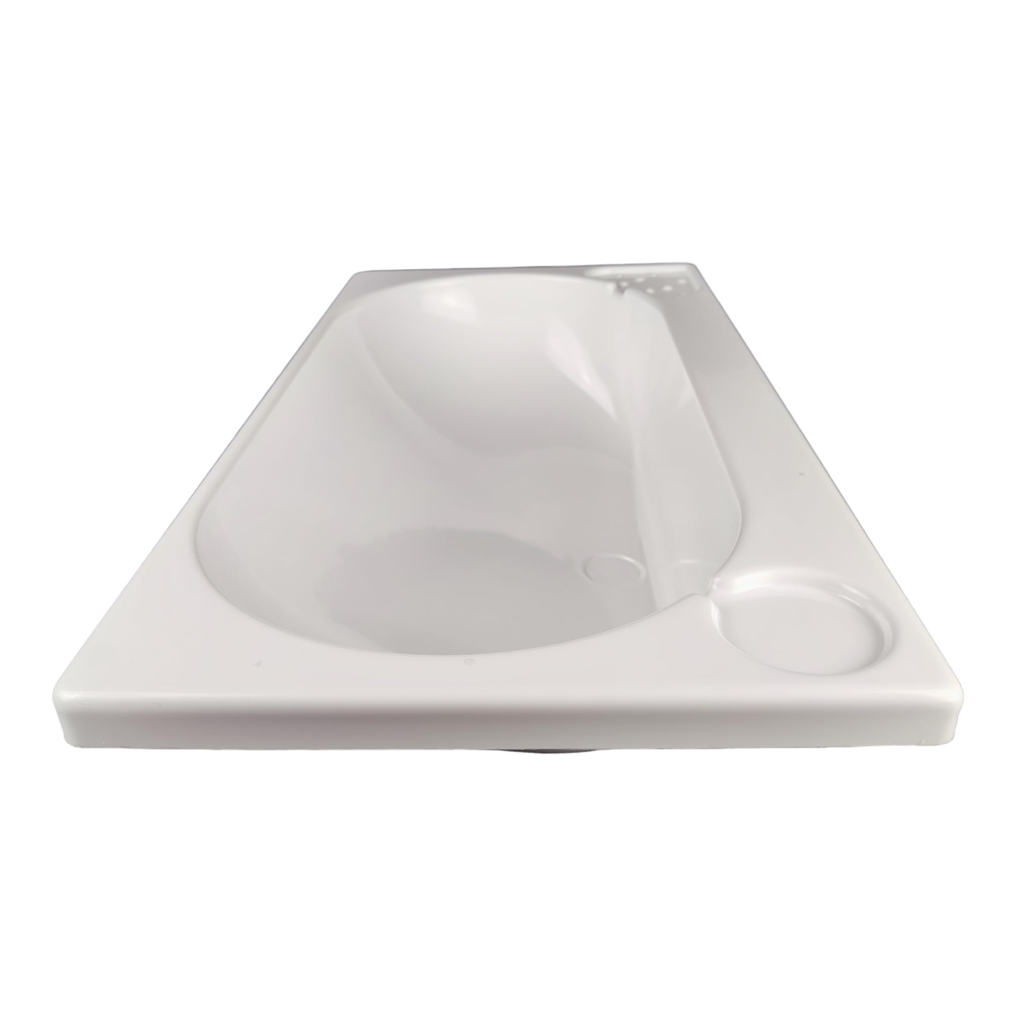 Waschbecken rechteckig Wohnmobil Caravan Kunststoff weiß 66 x 34 x 16 cm