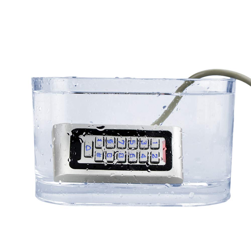 Kit de contrôle d'accès Maglock de 180 kg avec bloc d'alimentation K80 : choisissez contrôleur S601, T12 ou S300X, bouton de sortie, porte-clés – Système de sécurité bureau/entrepôt (s601+I+ID)