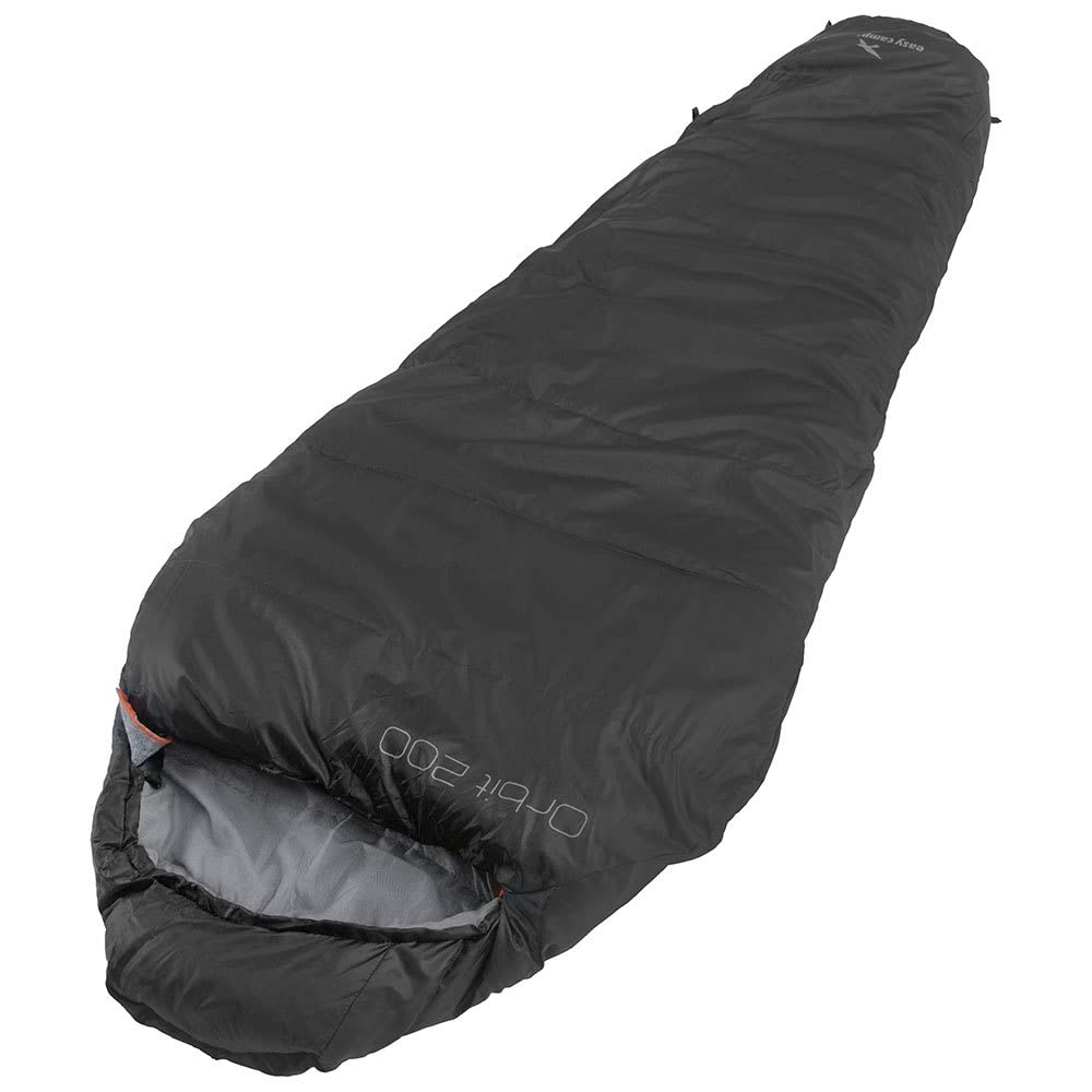 Easy Camp Orbit 200-1ºC Śpiwór do spania, Dorośli Unisex, Szary, Jeden rozmiar