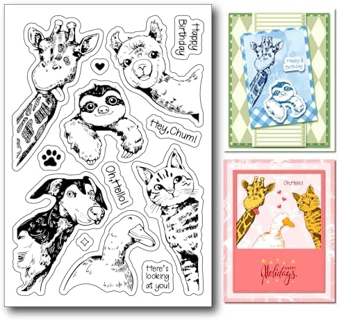 Transparente Meerjungfrauen-Stempel Für Kartenbasteln - 2 Größen Schuppen-Hintergrund Für Scrapbooking