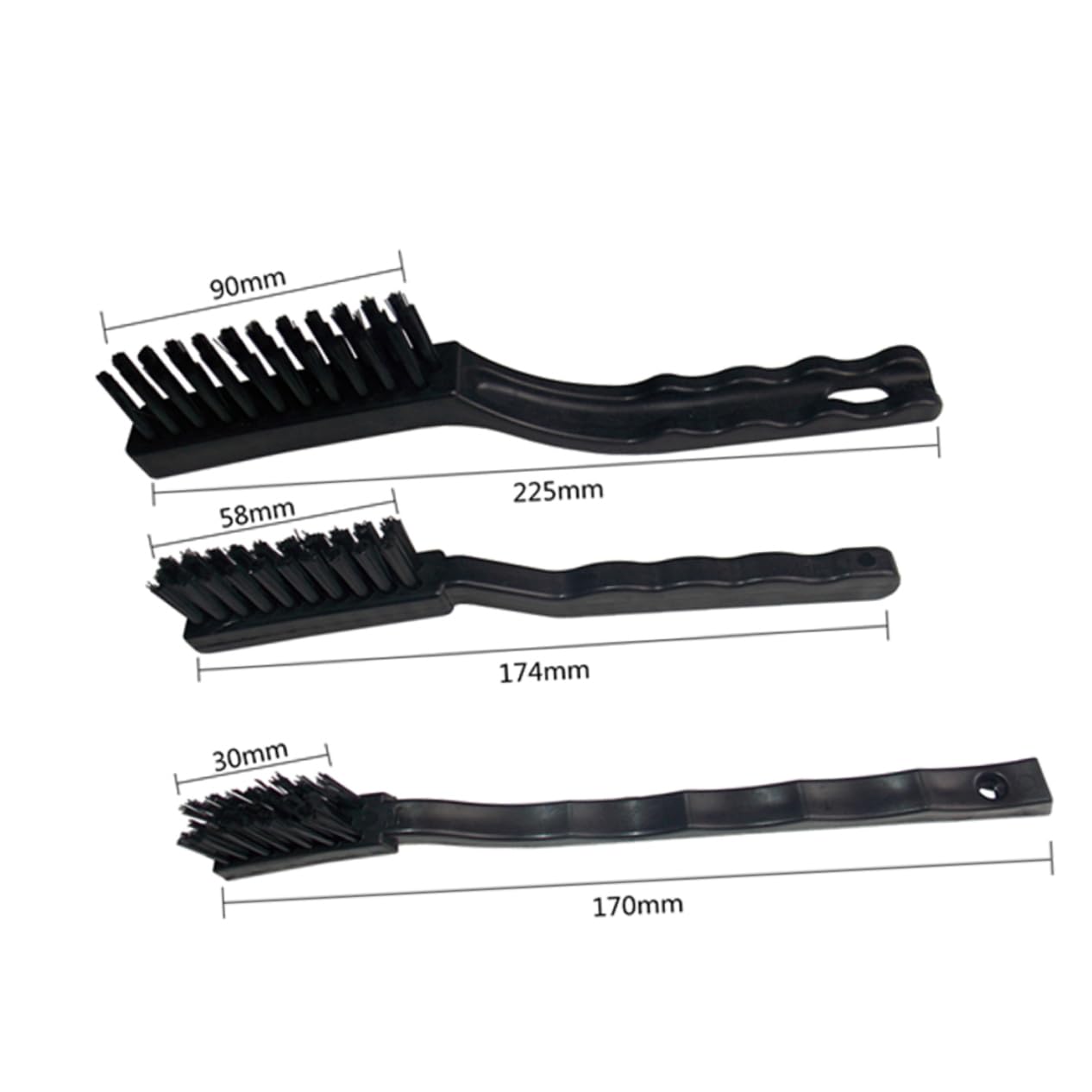 HAPINARY Anti Static Keyboard Brush Kit Computer Brush Nylon Cleaning Kit Portable for Electronics