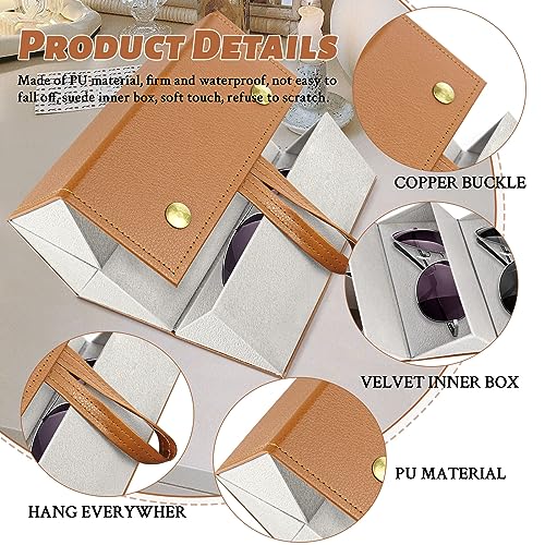 Image of Sunglasses Travel Organizer Case, Sunglasses Organizer Travel Case, Folding Sunglass Holder for Home