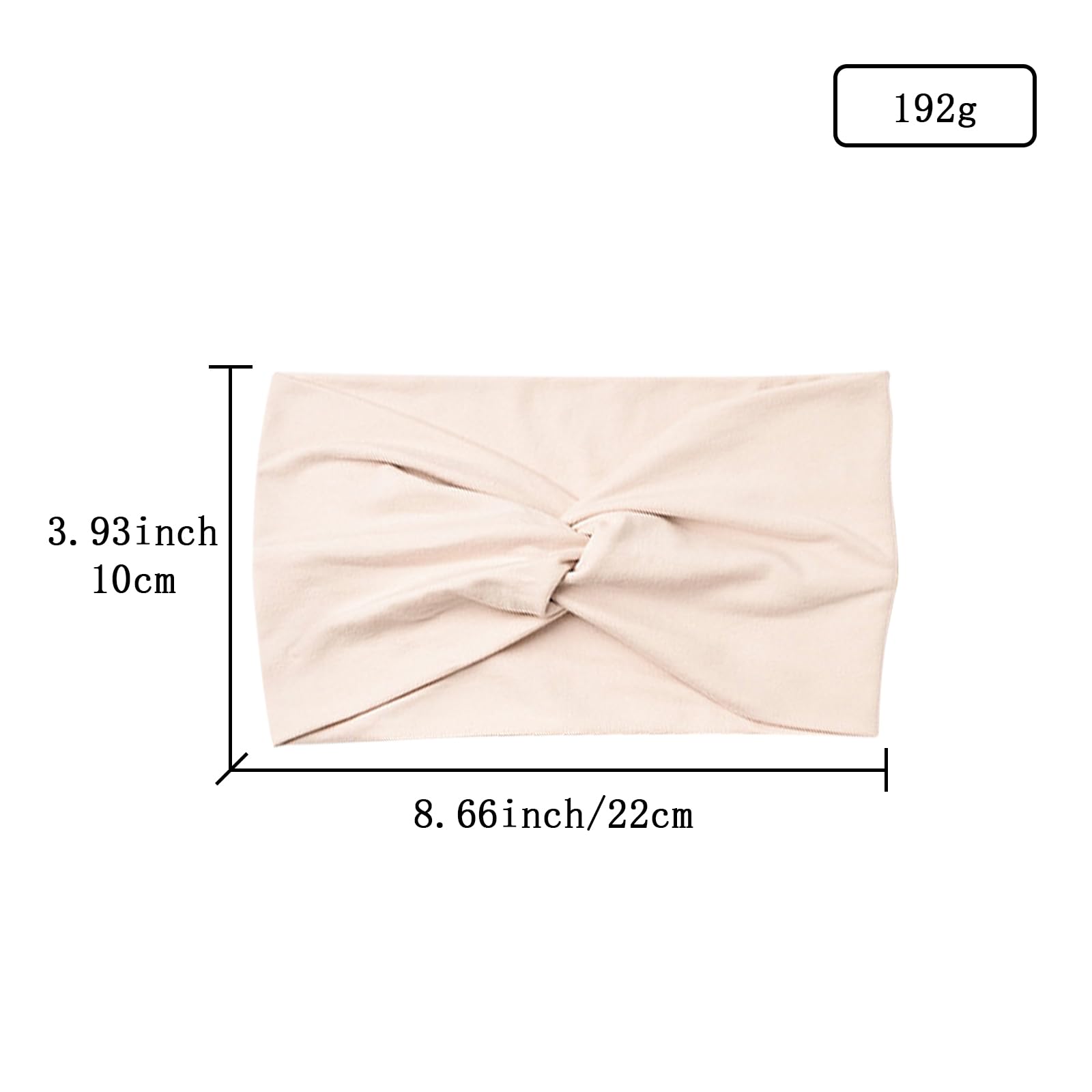 Wesoke 10 Pcs Wide Headbands for Women's Hair - Image 2