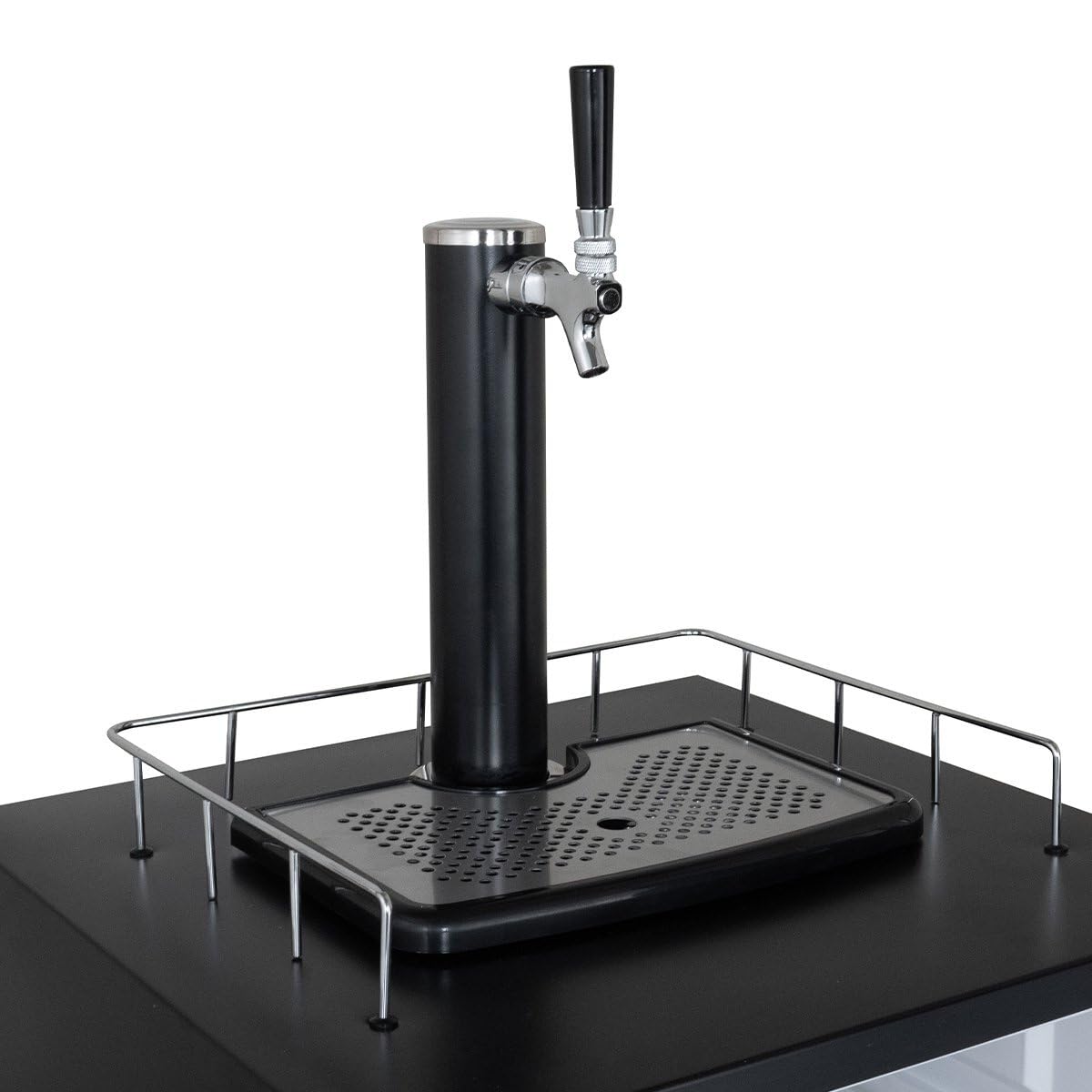 GastroHero - Impianto di spillatura birra fino a 30L fusti con raffreddamento I Spillatore con raffreddamento per birra alla spina I Movibile con regolatore CO2 intervallo di raffreddamento 0-10 °C