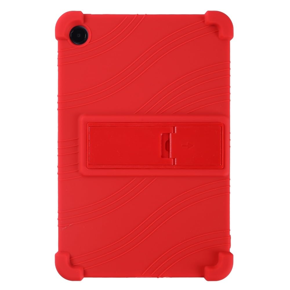 Generic etui kompatybilne z Xiaomi Mi Pad 5 Pro (kolor: czerwony) odporny na wstrząsy silikonowy pokrowiec z tyłu stojak pokrowiec