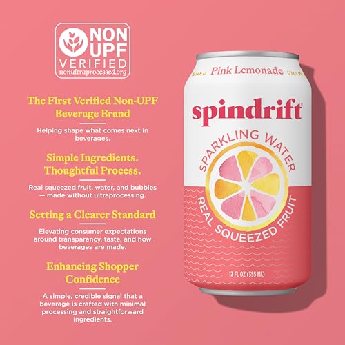 Image of Spindrift Pink Lemonade Can 12 Ounce (Pack of 24)