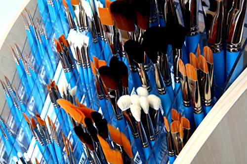 Princeton Artist Brush Co. Selectartiste Fine Art Multi-Technique Brush Set, 7 X Synthetic Brushes, Ideal For Professionals & Students #TOP2