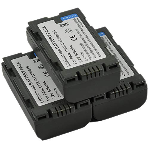 BTBAI Compatible cgr-d08 Battery for cgr-d16 d28 d08s d16s d28s Digital Camera Video Camcorder (3X Battery) s1a