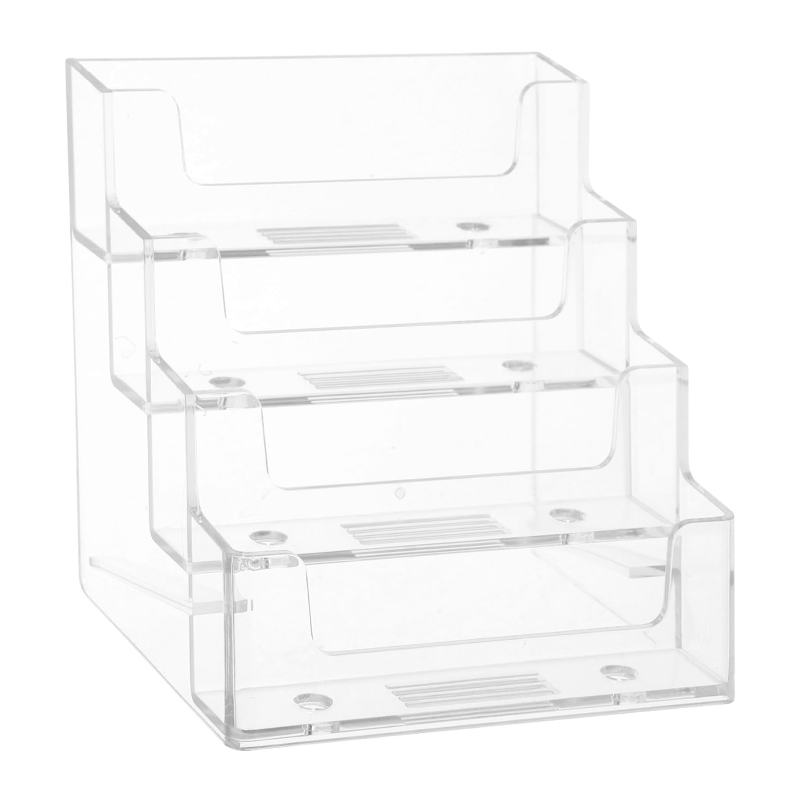SHINEOFI 3pezzi Scatola Porta Biglietti Da Visita Trasparente Organizer Per Biglietti Da Visita Supporto Stabile e Robusto Per Ufficio e Casa Design Elegante e Funzionale Accessorio