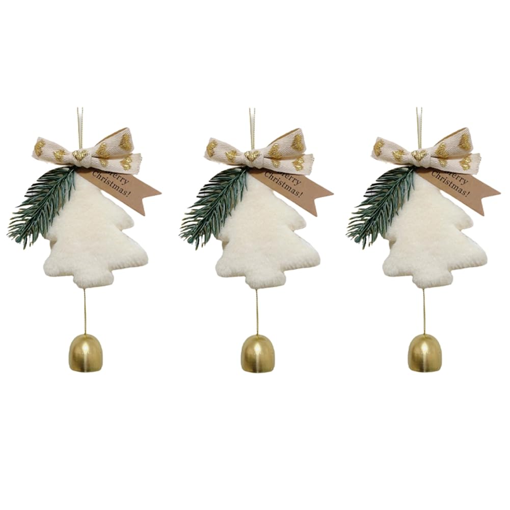 Osmond Christmas Tree Pendant Happy New Year Bell Pendant Merry Christmas Home Decorations Christmas Ornaments Couple Gifts D