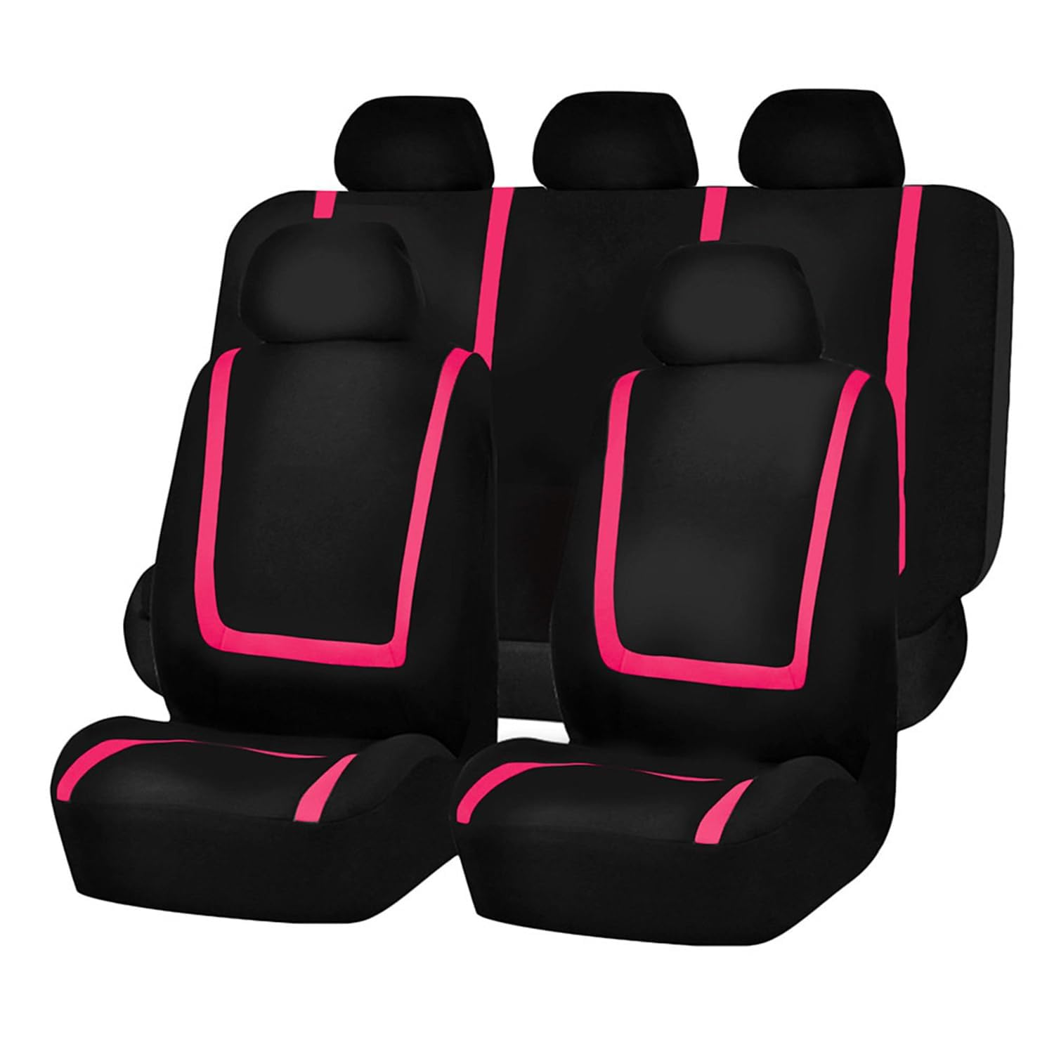 XCVFSRW Car Seat Covers, for VW T Cross Lamando Viloran Passat Cross Lavida Gran Lavida Breathable Wear Resistant Non-Slip Universal All Weather Cover Protector Interior Accessories,F