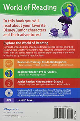 World of Reading World of Reading: Disney Jr.'s Best Day Ever! 3-in-1 Listen-Along Reader (Level 1) - Image 2