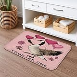 Surface du tapis de bain douce et offrant un bon maintien : ce tapis de bain dispose d'un dessus en flanelle et d'un intérieur en flanelle pour une marche semblable à un nuage