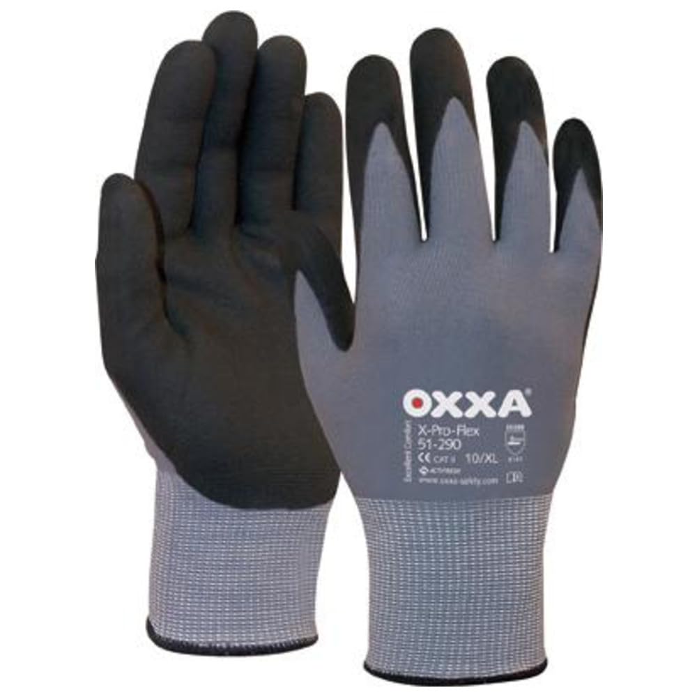 Rękawiczki robocze Oxxa X-Pro-Flex NFT rozmiar 10 czarne