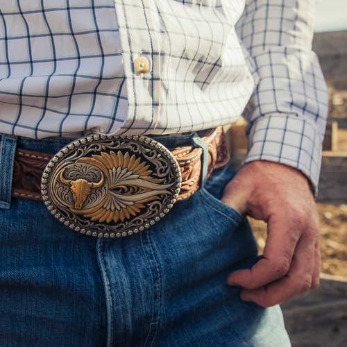 Image of Montana Silversmiths Southwest Series Attitude Western Belt Buckle