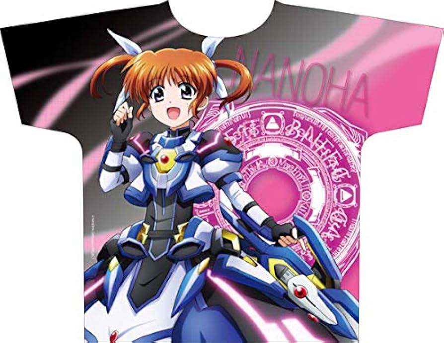 魔法少女リリカルなのはDetonation フルグラフィックTシャツ 高町なのは Amazon.co.jp: 魔法少女リリカルなのは Detonation フル