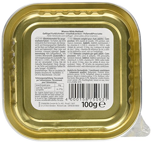 Miamor Milde Mahlzeit Geflügel Pur & Schinken 16x100g