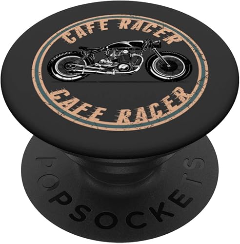 Cafe Racer Biker Men Women Adult Teens Boys Girls Kids Youth PopSockets Swappable PopGrip