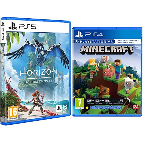 Image of Horizon Forbidden West | Standard Edition | PS5 Game & PS4 Minecraft Starter Collection (PS4)