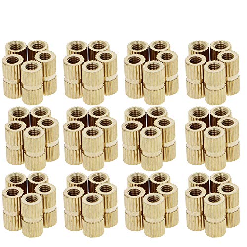 SUNCN �^�J�̃��[���b�g �C���T�[�g�i�b�g ���[���i M4×6mm×12mm 80���� �^�J�C���T�[�g ���ߍ��� �~�` ���E���h �{���g �t�@�X�i�[�R�l�N�^ �ؐ��Ƌ� �Œ��