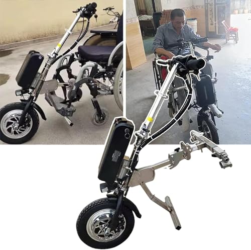 Tirador De Silla De Ruedas De 500w, Kit De Conversión De Silla De Ruedas Eléctrica (Crucero GE: 55 Km), 3 Velocidades/con Sistema De Amortiguación De Luz Delantera Trompeta, B