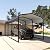 MUPATER 10 x 15 FT Metal Carport, Heavy Duty Carport Kit for Outdoor, Garage Car Shelter Shade with Galvanized Roof, Frame & Bolts for Car, Boat, Truck, Grey