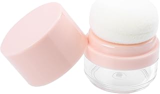 FRCOLOR Caixa Compacta Recipiente De Pó De Maquiagem Pó De Maquiagem Em Massa Recipiente De Viagem Pó Maquiagem Cosméticos Estojo De Pó Recipiente De Pó De Cosméticos Estojo De Pó Solto