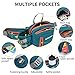 GERIINEER wasserdichte Bauchtasche Gürteltasche mit Flaschenhalter Damen und Herren, Bauchtasche Geeignet für Reise Sport Running und Alle Outdoor Aktivitäten, Hüfttasche Damen Herren Sport