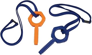 Sensory Direct Chewbuddy Pl!ng Tuff - Pack of 1, Strong Sensory Chew or Teething Aid | for Kids. Adults, Autism, ADHD, ASD, SPD, Oral Motor or Anxiety Needs - Pling Orange/Navy Twin Pack