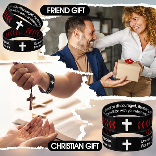 Pulseras religiosas con NFC para mujer y hombre 6 piezas miniatura 5
