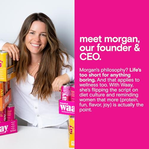 Image of WAAY Sparkling Clear Protein Drink, Variety Pack, 12 fl oz Can, 10g Protein, 0g Sugar, 45 Calories (12 Pack)