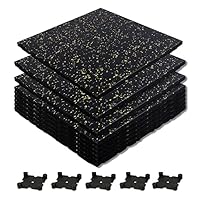 【在庫60枚！】ジムマット 20枚セット　ブラック×イエロー　ジョイントパーツ無 在庫60枚！】ジムマット 20枚セット ブラック×イエロー