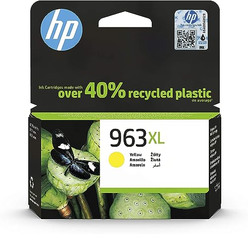 HP 963XL Cartouche d'Encre Jaune grande capacité Authentique (3JA29AE) pour HP OfficeJet Pro 9010 series / 9020 series HP 963XL Cartouche d'Encre Jaune grande capacité Authentique (3JA29AE) pour HP OfficeJet Pro 9010 series / 9020 series