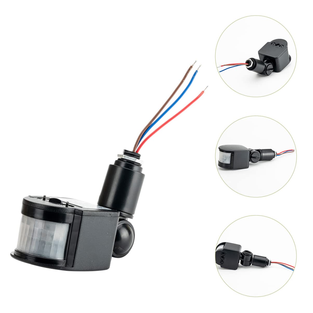 NULYLU Pir Detector Ac85- Led Light Motion Switch for Home Garage School Energy-Saving Low Heat