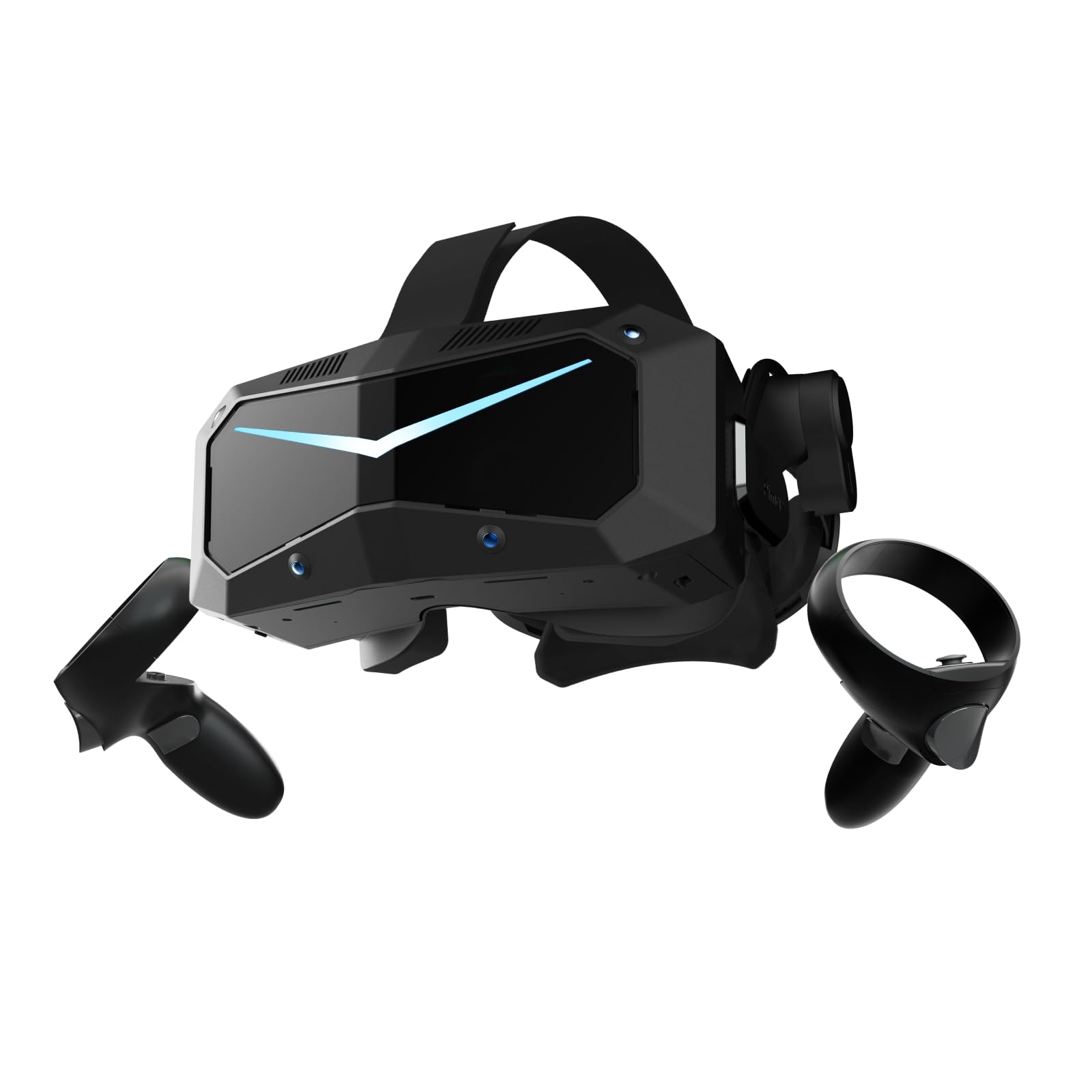 Pimax Crystal Super VR Headset, 3840x3840 per Eye, Ultrawide, 140° FOV, Eye- Tracking, Ultra-Sharp for Flight & Racing Simulators & Gaming, DP Connection with PC