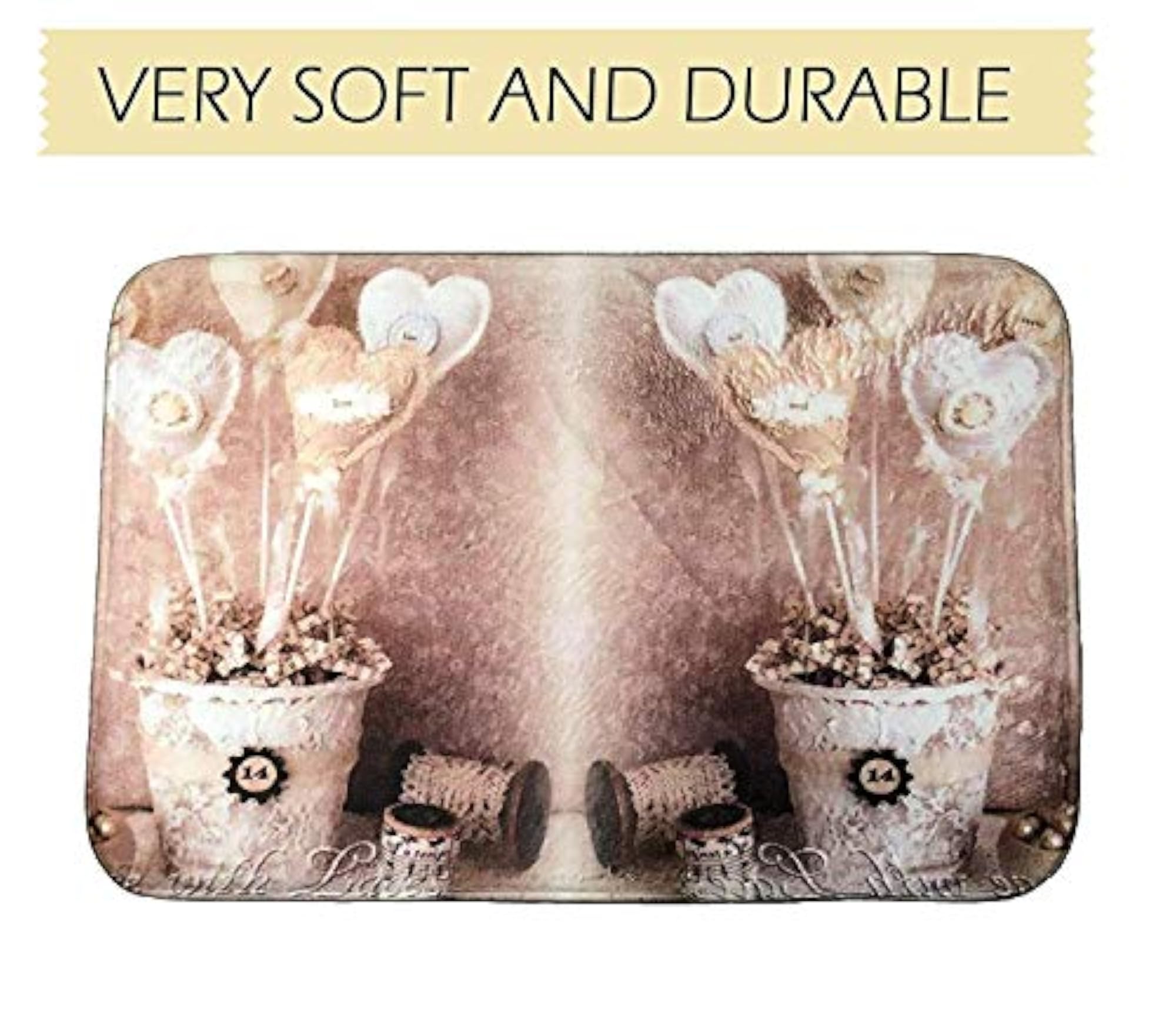 Soft Anti Slip Bath Mat Super Absorbent Unique Design