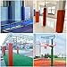 Hoiweqr All Wrap Around Square Pole Pad 6ft High, Basement Support Pole Wrap Column Cover, Anti-Collision Garage Basement Basketball Playground Post Pads for Square Columns(Black,4x4in (10x10cm))