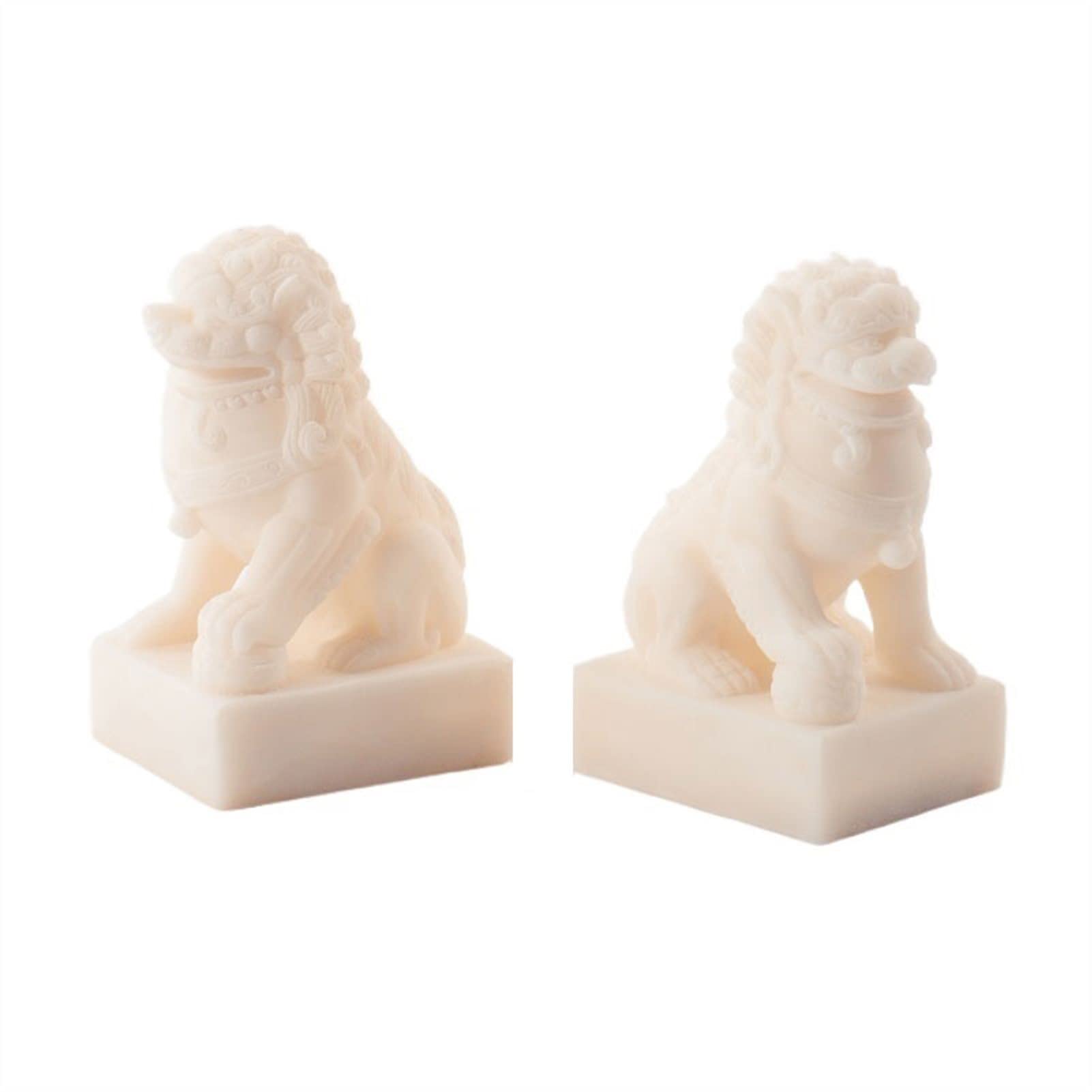 Sujetalibros 1 par de león de piedra tallada soporte de libros para estantería