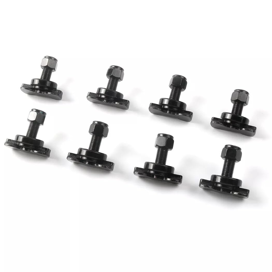 8PCS L-Track Double Lug Threaded Stud Nut Fitting Tie Down for RV Camper Zubehör