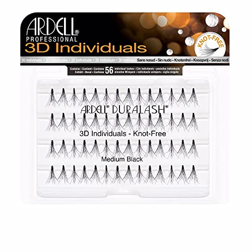 Ardell Pestañas Postizas 3D Individuales Medium Black