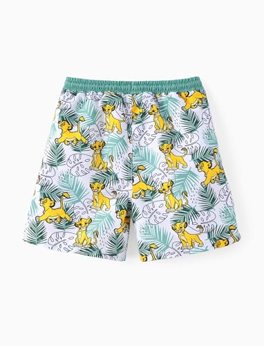 Image of Disney Stitch Spiderman Cars Winnie Toy Story Boy Swim Trunks UPF 50+Swim Shorts Compression Liner & Quick-Dry &Pockets 2-13Y