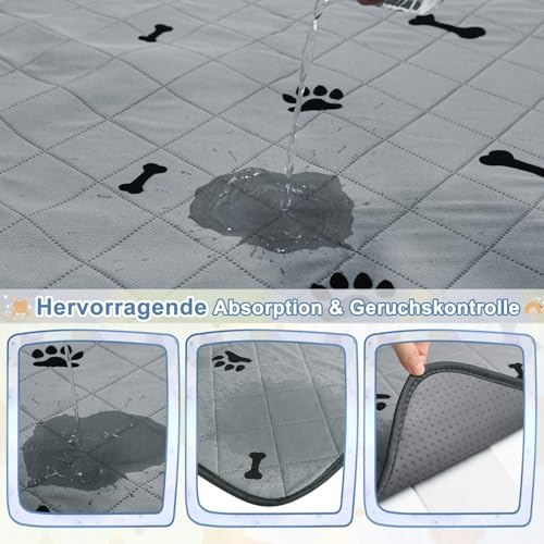 2 Stück PIPI Pads für Meerschweinchen, 4 Lagen super Saugfähig Kleintier Pee Pads, Waschbare und Wiederverwendbare Haustier Hygieneunterlage für Hamster, Kaninchen, Hunde