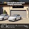 Morec Chargeur ev Type 2 32A 7KW 6M avec APP Prend en Charge la Connexion Standard Bluetooth et WiFi pour la Station de Charge ev Prise IEC 62196-2 Standard