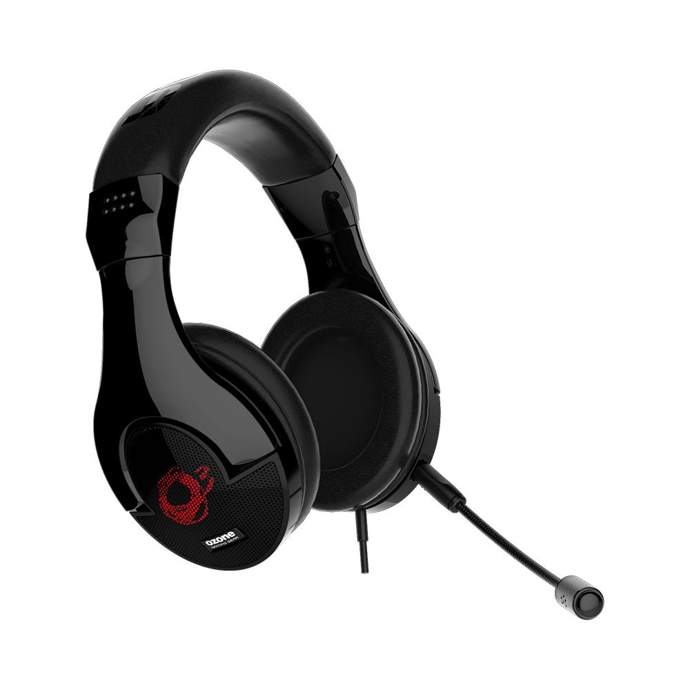 Ozone OZONE-ONDAPRO-BLACK - Auriculares de diadema cerrados (con micrófono), negro