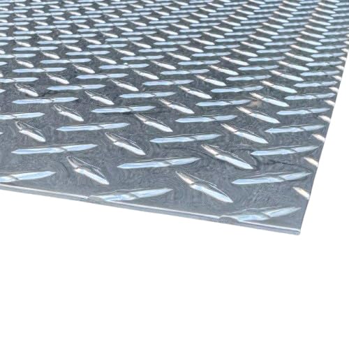 24" x 48" Aluminum Diamond Plate .063" Thick 1/16th inch 3003 Alloy Treadplate
