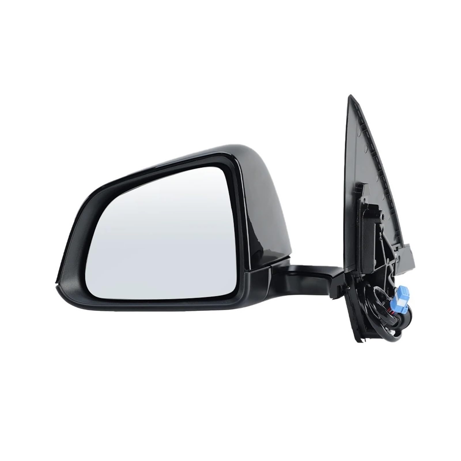 Espejos retrovisores completos Conjunto de espejo retrovisor 13 pines para Tesla, modelo Y 2020-2024, con deflector, sin etiqueta, lateral antideslumbrante