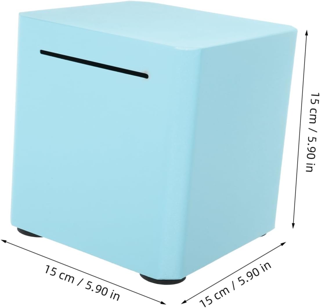 Stainless Steel Money Box for Boys and Girls Adults Lockable Metal Piggy Bank Unbreakable Coin Bank Design