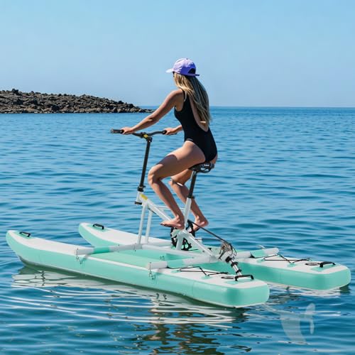 Danrelax Inflatable Water Bike, 2-in-1 Kayak Bikeboat...